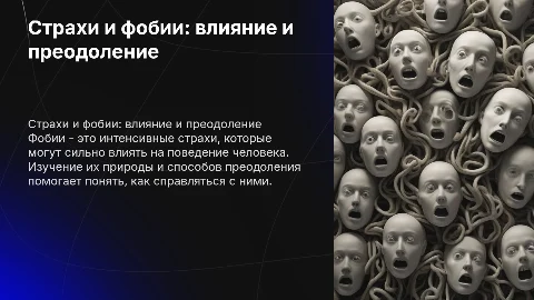 Страхи и фобии человека: влияние и преодоление