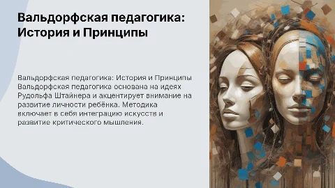 Вальдорфская педагогика: История и Принципы методики