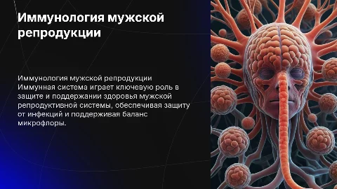 Иммунология репродуктивной системы мужского организма