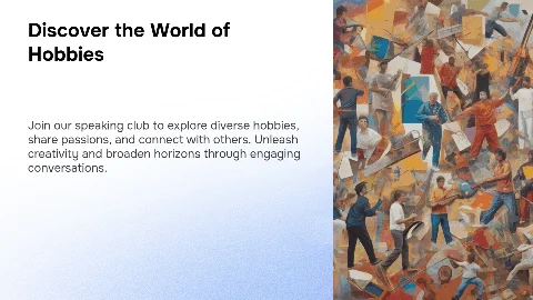 Speaking Club About Hobbies