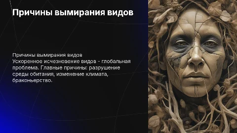 Основные причины проблемной ситуации,остановить вымирание
