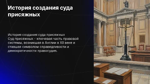 История создания суда присяжных