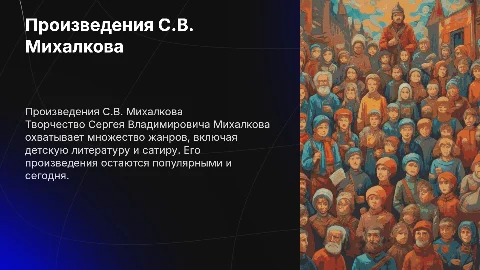 произведение С.В.Михалкова