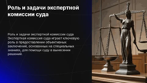 Функции и полномочия экспертной комиссии суда