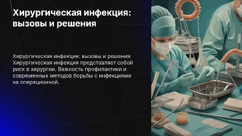 Хирургическая инфекция