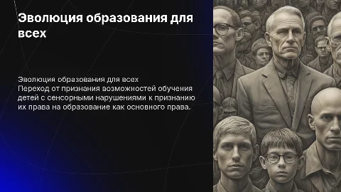 Третий период эволюции: право аномальных детей на образование