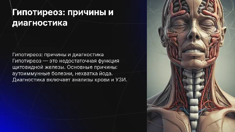 Гипотиреоз: причины, диагностика и лечение