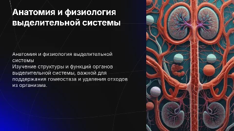 Анатомия и физиология выделительной системы