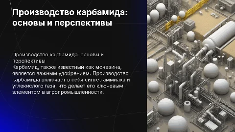 Производство карбамида(мочевины)