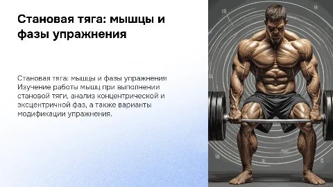 Становая тяга: какие мышцы работают и фазы упражнения