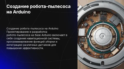 Создание робота-пылесоса на плате Arduino