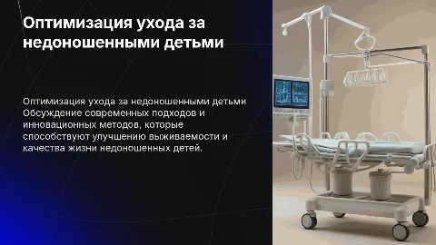 Пути оптимизации выхаживания недоношенных детей