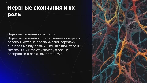 нервные окончания