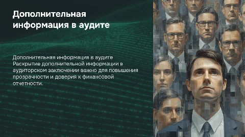 Раскрытие дополнительной информации в аудиторском заключении