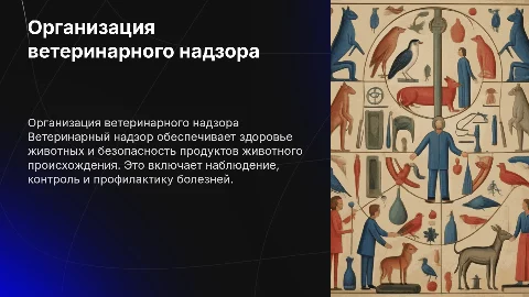 Организация ветеринарного надзора