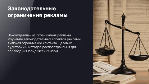 Законодательные ограничения рекламы