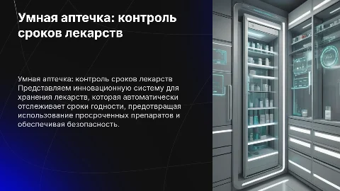 Умная аптечка: контроль сроков годности лекарств