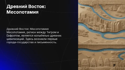 Всемирный потом древний восток месопотамия