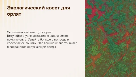 ЭКОЛОГИЧЕСКИЙ КВЕСТ ДЛЯ ОРЛЯТ РОССИИ