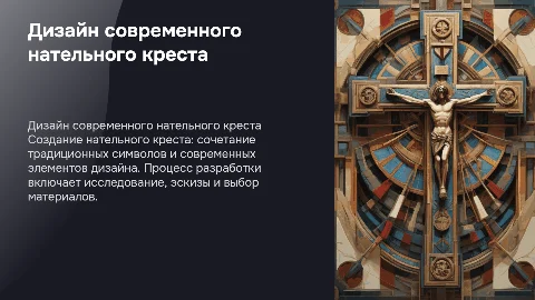 Дизайн нательного креста: традиции и современность