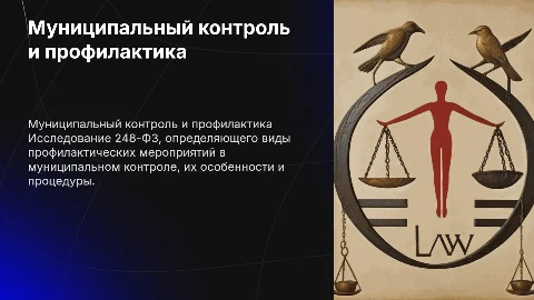 Муниципальный контроль 248-ФЗ: Виды профилактических мероприятий