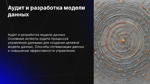Аудит процессов управления данными для разработки модели данных