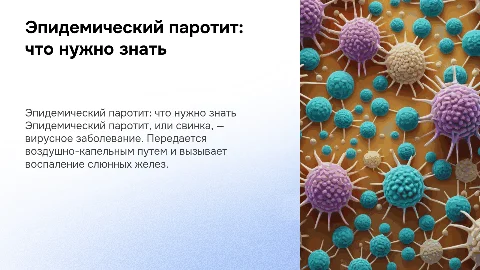 эпидемический паротит