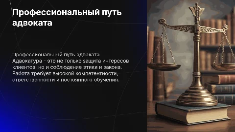 Работа в адвокатуре
