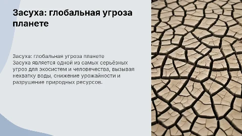 засуха - угроза для планеты