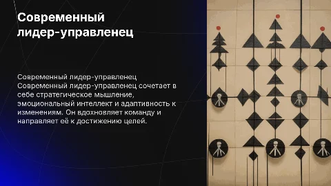 современный лидер- управленец кто он?