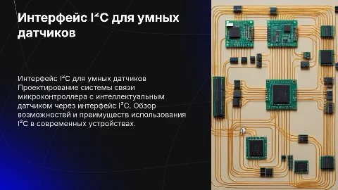 Разработка системы связи микроконтроллера с I²C