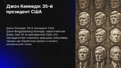 Джон Кеннади 35 призидент