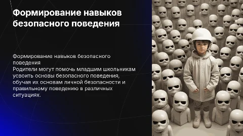 Интерактивная презентация для родителей о безопасности детей
