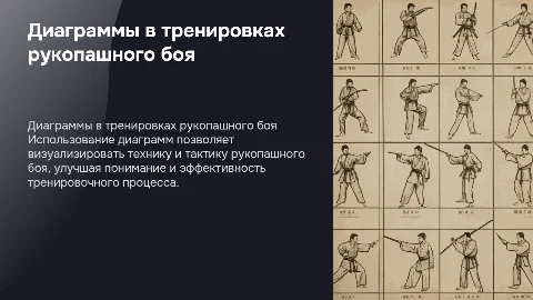 Использование диаграмм при тренировочном процессе в рукопашном бою