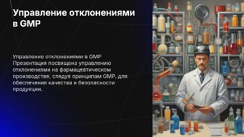 Управление отклонениями на фармацевтическом производстве
