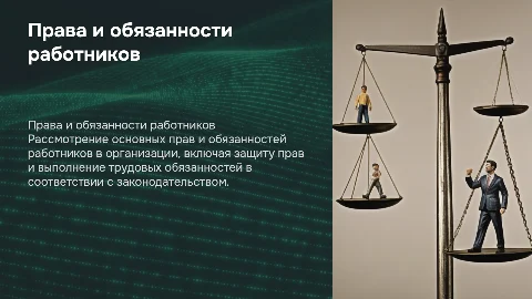 права и обязанности работников