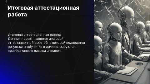 Итоговая аттестационная работа