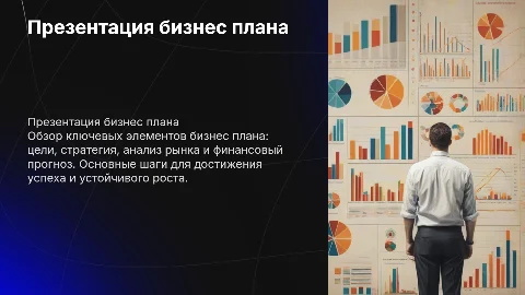 Презентация бизнес плана
