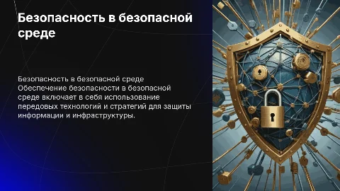 Безопасность в безопасной среде