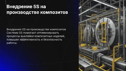 Внедрение системы 5S на производстве композитных изделий
