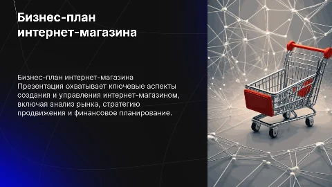 бизнес план на тему интернет магазин