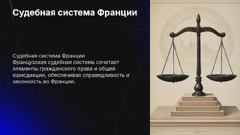 судебная система франции