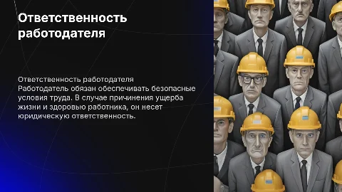 Ответственность работодателя за ущерб жизни и здоровью работника