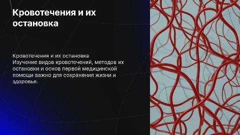 Кровотечение и способы их остановки: основные этапы ПМП