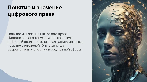 понятие и значение цифрового права