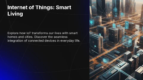Презентация: Интернет вещей (IoT): умные дома и города в повседневной