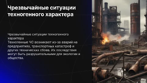 чс техногенного характера