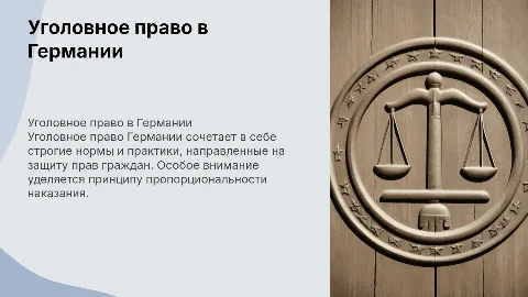 уголовное право в германии