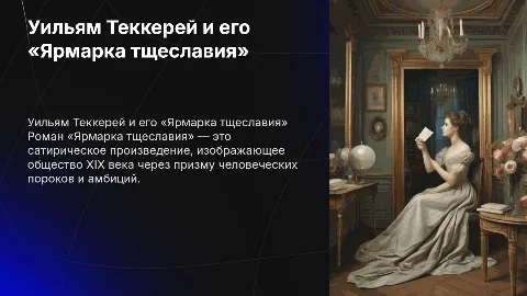 У.Теккерей «Ярмарка тщеславия»