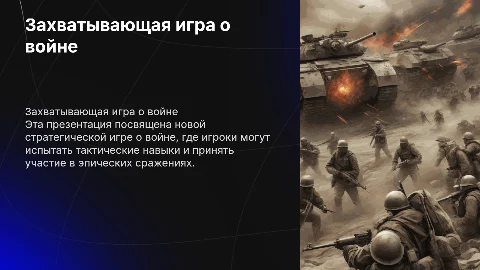 Игра про войну